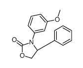 (S)-3-(3-甲氧基苯基)-4-苯基噁唑啉-2-酮结构式