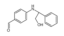 (S)-4-(2-羟基-1-苯基乙基氨基)苯甲醛结构式