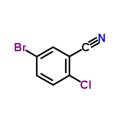 5-溴-2-氯苯腈结构式