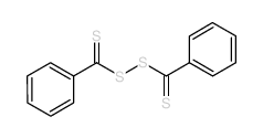 双(硫代苯甲酰基)二硫醚结构式