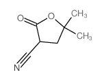 5,5-dimethyl-2-oxo-oxolane-3-carbonitrile Structure