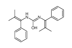1,3-bis(2-methyl-1-phenylprop-1-enyl)urea Structure