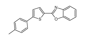 2-[5-(4-methylphenyl)thiophen-2-yl]-1,3-benzoxazole结构式
