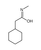 2-cyclohexyl-N-methylacetamide结构式