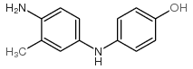 4-[(4-氨基-间甲苯基)氨基]酚结构式