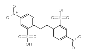 Benzenesulfonic acid,2,2'-(1,2-ethanediyl)bis[5-nitro-, disodium salt (9CI)结构式
