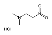 N,N-dimethyl-2-nitropropan-1-amine (Hydrochloride)结构式