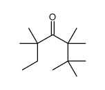 2,2,3,3,5,5-hexamethylheptan-4-one结构式