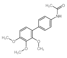 N-[4-(2,3,4-trimethoxyphenyl)phenyl]acetamide结构式