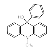 9-Acridinol,9,10-dihydro-10-methyl-9-phenyl- Structure