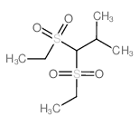 Propane,1,1-bis(ethylsulfonyl)-2-methyl- structure