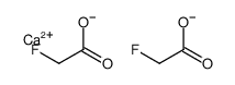 Bis(fluoroacetic acid)calcium salt structure