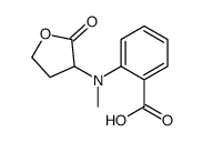 2-[methyl-(2-oxooxolan-3-yl)amino]benzoic acid Structure