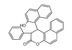 1-(2-hydroxy-naphthalen-1-yl)-2-phenyl-1,2-dihydro-benzo[f]chromen-3-one结构式
