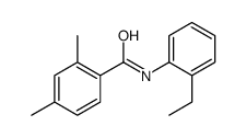 Benzamide, N-(2-ethylphenyl)-2,4-dimethyl- (9CI)结构式