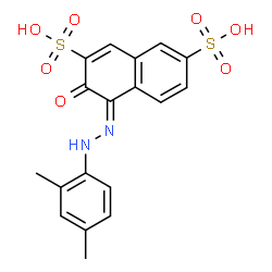 barium 4-[(2,4-dimethylphenyl)azo]-3-hydroxynaphthalene-2,7-disulphonate Structure