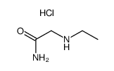 N-ethyl-glycine amide, hydrochloride Structure