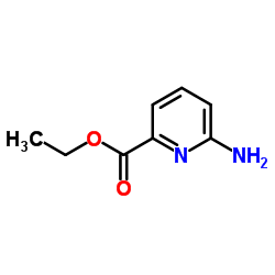 6-氨基吡啶-2-羧酸乙酯结构式