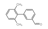 2',6'-二甲基联苯-3-甲醛结构式