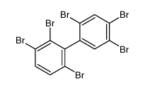 1,2,4-tribromo-3-(2,4,5-tribromophenyl)benzene结构式