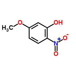 5-甲氧基-2-硝基苯酚结构式