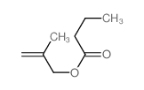 2-Methyl-2-propenyl butanoate Structure