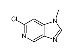 6-氯-1-甲基-1H-咪唑并[4,5-c]吡啶结构式