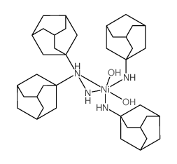 1-adamantylazanide; nickel; dihydrate Structure