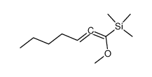 1-methoxy-1-trimethylsilyl-1,2-heptadiene Structure