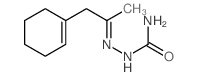 Hydrazinecarboxamide,2-[2-(1-cyclohexen-1-yl)-1-methylethylidene]- structure