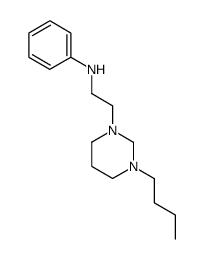 N-(2-(3-butyltetrahydropyrimidin-1(2H)-yl)ethyl)aniline Structure