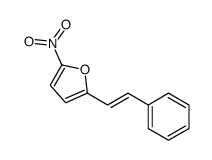 2-nitro-5-[(E)-2-phenylethenyl]furan Structure