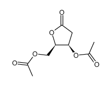 di-O-acetyl-2-deoxy-D-threo-pentono-1,4-lactone Structure