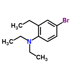 4-Bromo-N,N,2-triethylaniline Structure