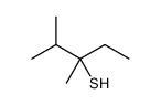 2,3-dimethylpentane-3-thiol structure