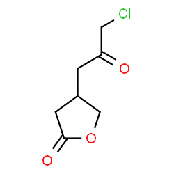 Caproic acid,-chloro--bta--(hydroxymethyl)--delta--oxo-,-gamma--lactone (4CI) Structure