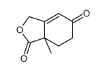 7a-methyl-6,7-dihydro-3H-2-benzofuran-1,5-dione结构式