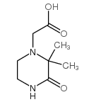 (2,2-DIMETHYL-3-OXO-PIPERAZIN-1-YL)-ACETIC ACID结构式