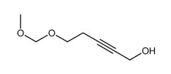 5-(methoxymethoxy)pent-2-yn-1-ol Structure