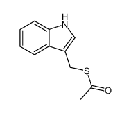 indolyl-3-methyl thioacetate结构式