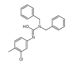 1,1-dibenzyl-3-(3-chloro-4-methylphenyl)urea结构式