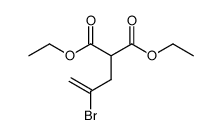 Diethyl 2-(2-bromo-2-propenyl)malonate结构式