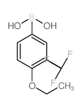 4-乙氧基-3-(三氟甲基)苯硼酸结构式