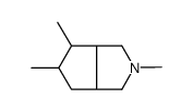 2,4,5-trimethyl-3,3a,4,5,6,6a-hexahydro-1H-cyclopenta[c]pyrrole结构式
