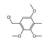 2,3,5-trimethoxy-4-methylbenzyl chloride结构式