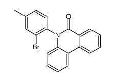 5-(2-bromo-4-methylphenyl)phenanthridin-6-one Structure