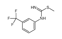 methyl N'-[3-(trifluoromethyl)phenyl]carbamimidothioate结构式