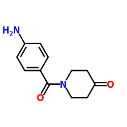 4-(4-氧代哌啶-1-羰基)-苯胺结构式