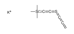 potassium,trimethyl(2-propa-1,2-dienylsulfanylethynyl)silane结构式