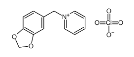 1-(1,3-benzodioxol-5-ylmethyl)pyridin-1-ium,perchlorate Structure